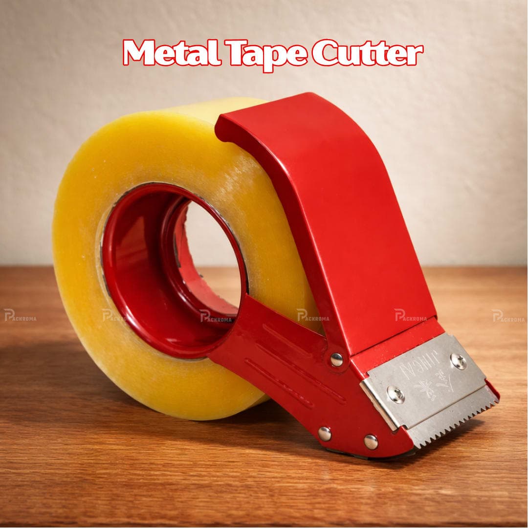 Metal Tape Cutter (3 Inch) – Heavy Duty Packing Tape Dispenser thumbnail 3