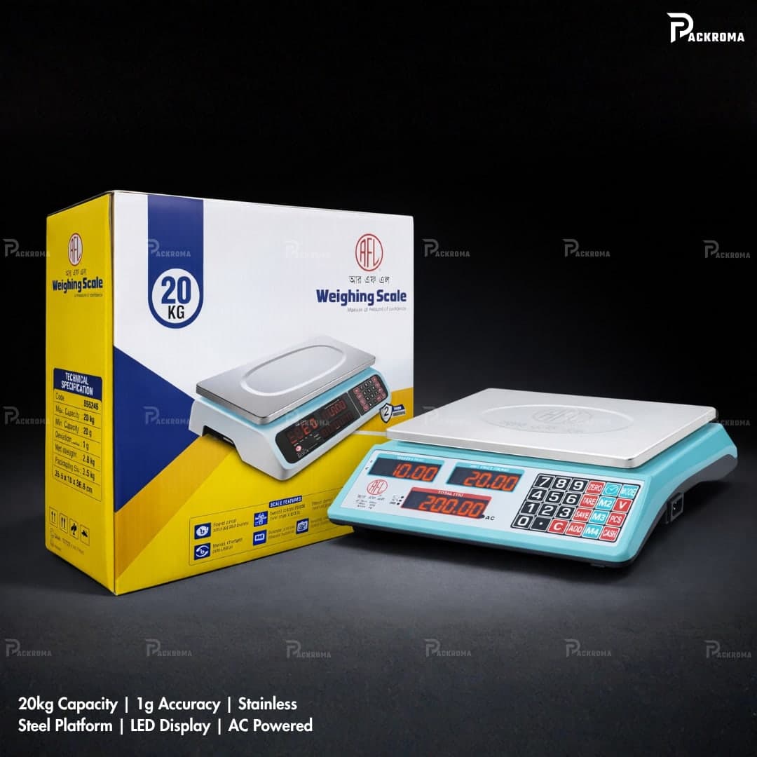 20KG Digital Weighing Scale (AFL) – High Accuracy Electronic Weight Machine Bangladesh