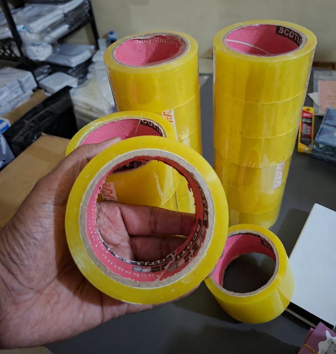 2 Inch Packaging Tape 100 Meter | Heavy Duty Carton Sealing Tape thumbnail 2
